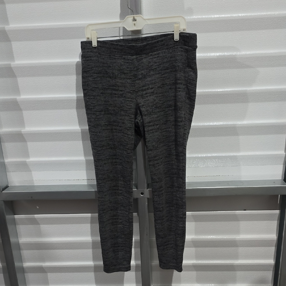 a.n.a Charcoal Knit Leggings Size Large